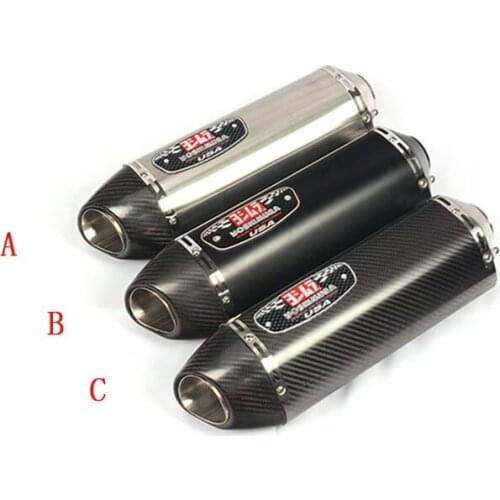 Universal Motorcycle Yoshimura Exhaust Pipe Escape Modified Carbon Muffler DB Killer Sticker Silence For R6 Ninja250 CBR500 Z800