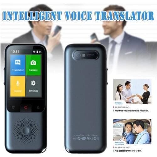 Language Translator Device Portable 138 Languages Two-Way WiFi/Offline Translation Supports Voice/Text/Recording GDeals