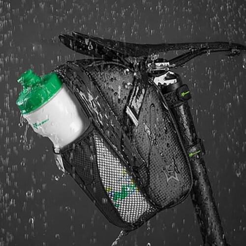 Waterproof Bicycle Bag Mountain Road Bike Tail Bag Water Bottle Pouch Folding Bike Back Seat Riding Bags Bike Accessories