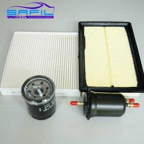 FOR brilliance H230 air filter 42809253 +cabin filter 87139-06060 + fuel 3483012 + Oil filter MD135737