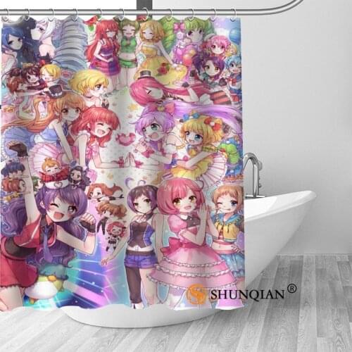 New PriPara Anime Shower Curtain Bathroom Decorations For Home Waterproof Fabric Curtain Shower Bath Curtain A18.1.3