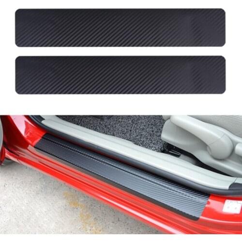 4pcs Set Car Door Sill Protector Stickers for Ford Focus Fiesta Kuga Citroen C5 Skoda Octavia Rapid Superb Accessories