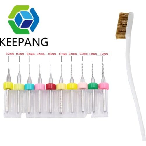 10ps Cleaning Needle For MK8 Nozzle drills bit V6 Nozzle cleaning Brush needle drill 3D Printer Parts