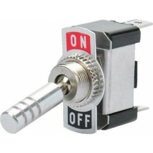 12V 24V 2 Pin SPST Toggle Switch For Auto Racing Car