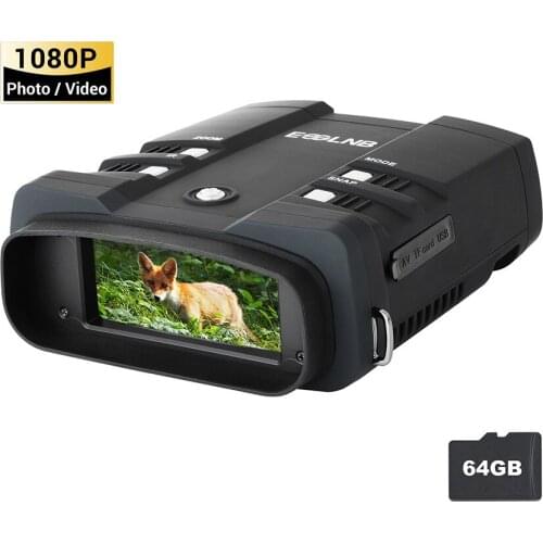 ESSLNB Digital Night Vision Binoculars Infrared Illuminator W/ LCD HD Image Camera Video Recorder