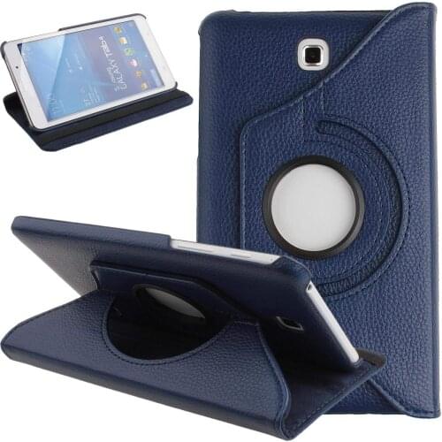 Case For Samsung Galaxy Tab 4 7.0 T230 T235 SM-T237P 360 Degree Rotating PU Leather Stand Shock Proof Tablet Cover for Tab 4 7.0