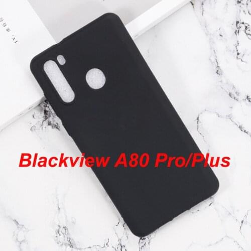 Case For Blackview A80 Pro Back Shell Gel Pudding Silicon Phone Protector For Blackview A80 Plus Glass Soft TPU Capa Funda Coque