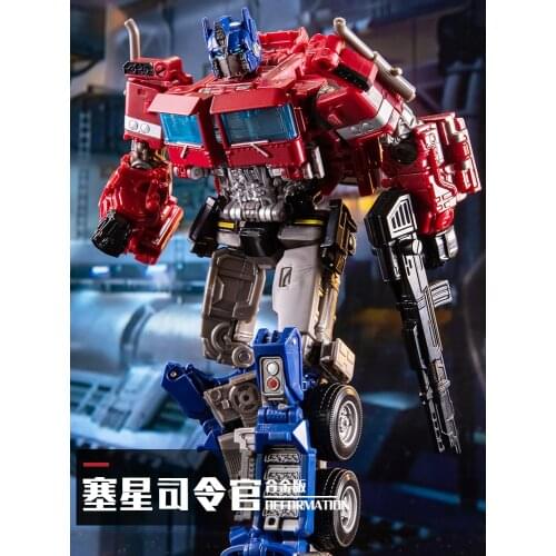 Transformable Toy Car Robot Alloy Model Boy Optimus Prime Warrior Child