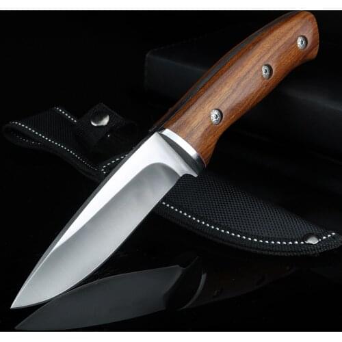 Outdoor EDC tool camping multifunctional knife high hardness short knife survival knife field self-defense knife