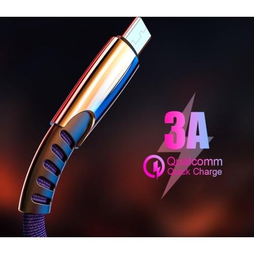 3A USB Type C Cable usb c Fast Charging Data Cord Charger usb-c For Samsung A50 S10 S9 S8 note 10Plus Xiaomi Huawei Type-c cable