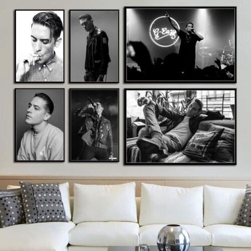 G-Eazy Rap Hip Hop Star Singer Music Rapper Art Painting Silk Canvas Poster Wall Home Decor