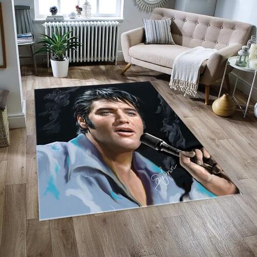 Elvis Presley Rug, New Fashion Rugs, Living Room Rug, Modern Rug, Home Decor Rugs, Fan Rugs, 3d Print Rug, Kids Room Rugs,sm210