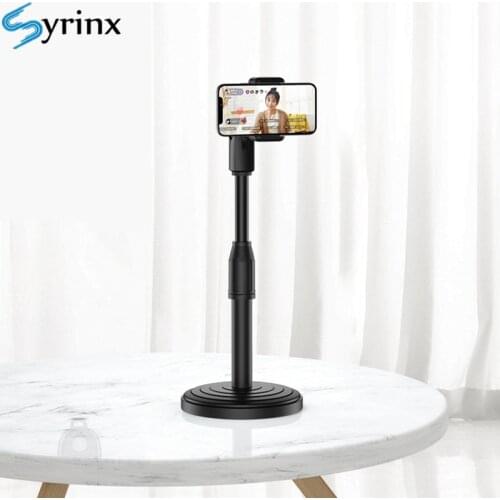 Multi-functional Adjustable Mobile Phone Stand For Live Broadcast Desk Table Clip Bracket Table Mount Cell Phone Support Holder
