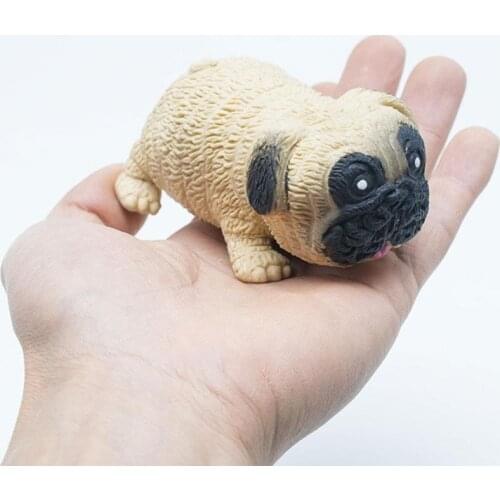 Pug Decompression Toys Pinch Le Pai Dog Sand Elastic Stretch Deformation Kids Gift Vent Toy Exotic Decompression Toy