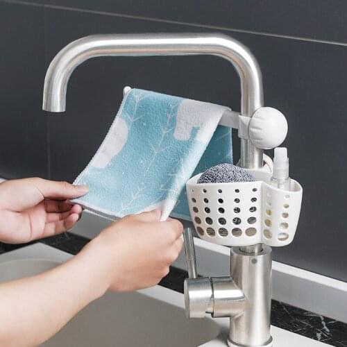 Bathroom Organizer Kitchen Rack Sink Sponge Holder Home Goods Organizadores Para Casa Office Tools Housewares Product Shelf