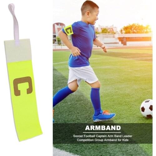 Durable Armband Portable Delicate Design Adjustable Soccer Football Captain Arm Band Leader Competition Armband for Kids