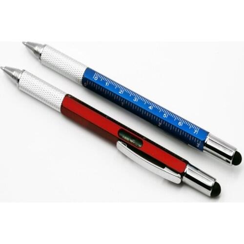 With Engraving Ruler, Level, Screwdriver, Mobile Phone Touch Multifunctional Pen