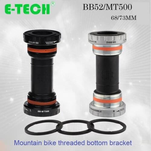 Shimano SM-BB52/BB-MT500 threaded central shaft mountain bike hollow one central shaft
