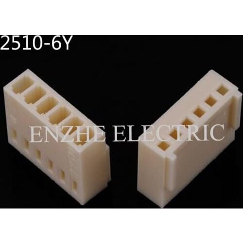 2510-6Y spacing 2.54mm AWG28#-22# ROHS Wire to Board female Bar connector wire Strip connector automotive Plug socket PA66 UL94V