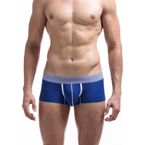 Brand SEOBEAN Mens Boxer Shorts Underwear Sexy Men Breathable Soft Boxers Panties Male Cueca Home Sleepwear gay Underwear