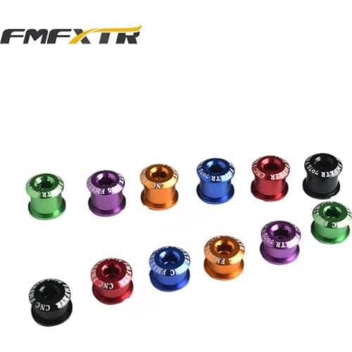 MTB Bicycle Chainwheel Screws Cycling Bike M8 Alloy Bolts Single/Double Dental Plate Nail Screws Super Light Crankset Screw