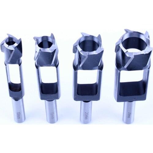 High-Speed Steel Round Rod Knife Round Wood Borehole Drilling Wood Plug Drill The Wooden Plug Knife Woodworking Drill Bit