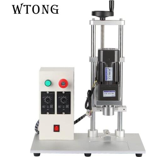 Wtong WT-80XG pure electric semi automatic Glass Bottle Plastic Bottle Screw-cap Tightener Mineral Water Bottle Locking Canned
