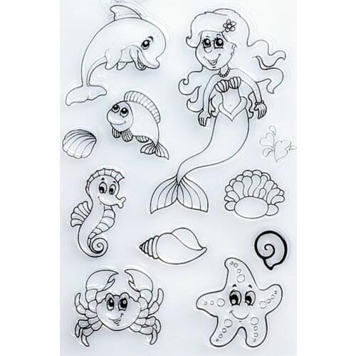 YLCS407 Animals Silicone Clear Stamps For Scrapbooking DIY Photo Album Cards Decoration Craft Transparent Stamp Clear Stamp New
