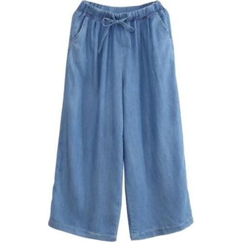 New 2020 Summer Mid Waist Boyfriend Jeans With Sashes Woman Straight Casual Denim Wide Leg Pants Trousers For Ladies Big Size