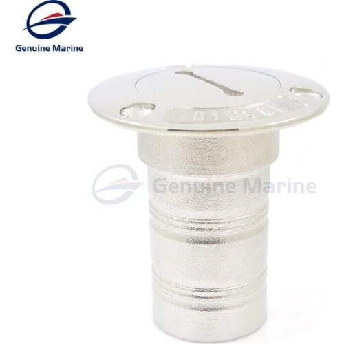 1.5" and 2" 45mm or 50mm 316 Stainless Steel Marine Boat Hardware Deck Filler Fuel Water Waste Diesel Gas Key Cap Fuel Water Was