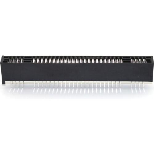 10 PCS a lot High quality Replacement 62 Pin 2.54mm 62Pins Interval Card Slot Super for Famicom for S-F-C /S-N-E-S Clone Console