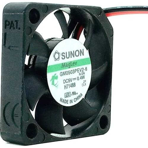 2pcs New For Sunon 3006 30mm 6mm slim mini fan gm0503pev2-8 5V 3cm ultra thin notebook mute cooling fan 30X30X6mm