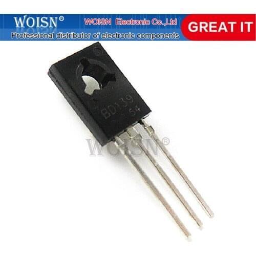 20PCS BD139 TO126 TO-126 voltage regulator IC Transistor new original In Stock