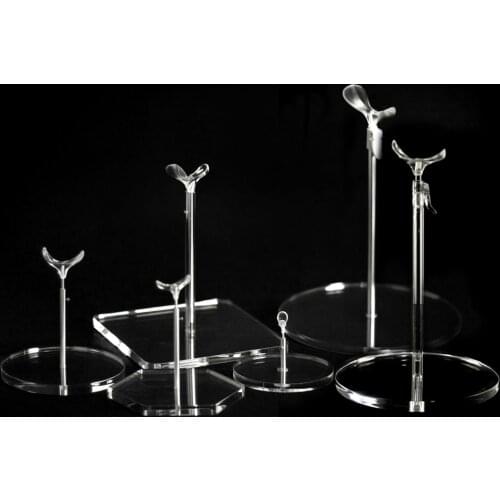 1/8 1/6 1/4 1/3 BJD Accessories Metal Aluminum Rod or Transparent Acrylic Crystal Bracket Figure Doll Stand For BJD/SD Uncle