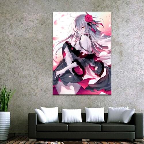 Home Decor Canvas 1 Piece Cute Sexy Anime Fate Grand Order Art Posters and Prints Painting Home Decoration Wall Pictures Bedroom