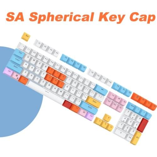 Dual-Colour Mechanical Keyboard Keycaps Cherry Switch ABS 108 Key Cap Sa Highly Gaming Keyboard Buttons Personalized Accessories
