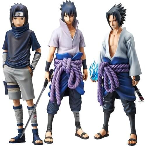 Bandai Grandista ROS NARUTO Shippuden Anime Figures VIBRATION STARS Battle Uchiha Sasuke Action Figure Collections Model Toys