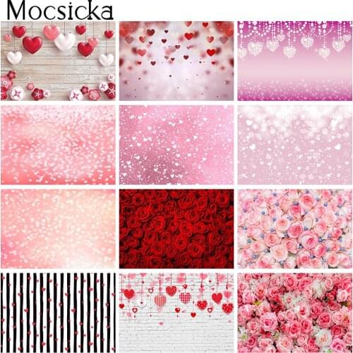 Valentines Day Love Heart Photography Background Bokeh Twinkle Glitter Wedding Photo Booth Background Studio Newborn Portrait