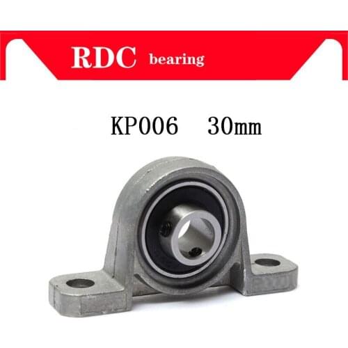 KP006 30mm High quality insert bearing shaft support Spherical roller zinc alloy mounted bearings pillow block housing