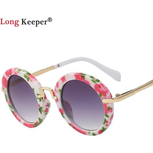2020 Fashion Round Kids Sunglasses Children Sun Glasses Anti-uv Baby Vintage Eyeglasses Girl Cool 6Color infantil UV400 Oculos