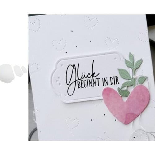 Micro-elliptic Hard Board Cutting Dies Scrapbook Dariy Decoration Stencil Embossing Template DIY Greeting Card Handmade