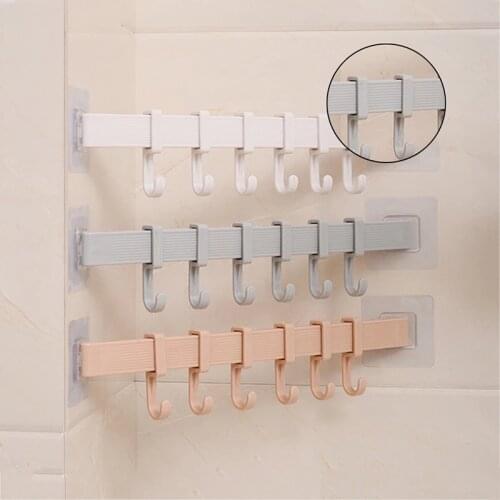 Hook Holder New Multifunction Storage Wall Door Holder Hanger Rack For Spoon Scoop Household Bathroom Kitchen Organizer Tools