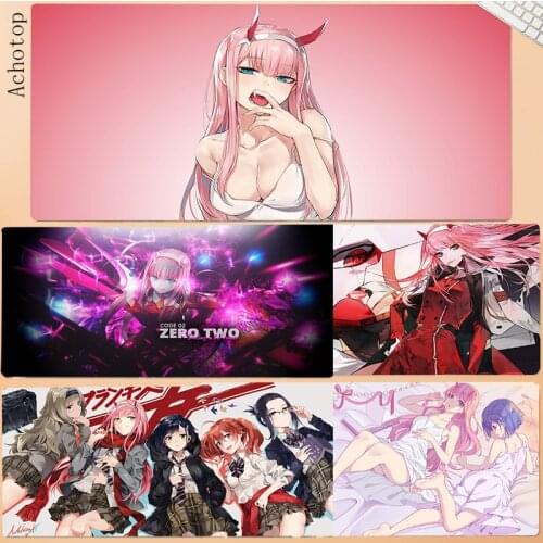 Zero Two Darling in the FranXX Sexy ass gamer play mats Large Anime Mousepad XXL PC Gamer Computer Mouse Pad Keyboards Desk Mat