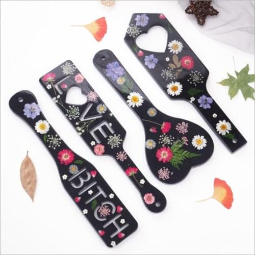 NEW Transparent Silicone Mould Dried Flower Resin Decorative Craft DIY Handle tray mirror mould epoxy resin molds for jewelry