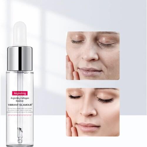 Peptide Collagen Face Serum Anti Aging Moisturizing Hyaluronic Acid Facial Essence Firming Anti Wrinkle Fine Lines Skin Care