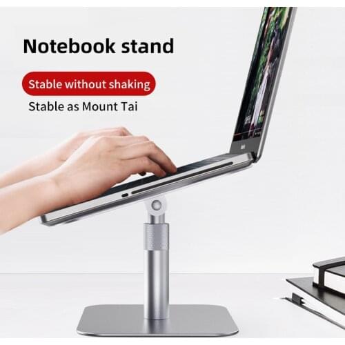 Foldable Laptop Desk Notebook Aluminum Ergonomic Computer Notebook Stand Holder for MacBook Pro Height Adjust Stand Desk Riser