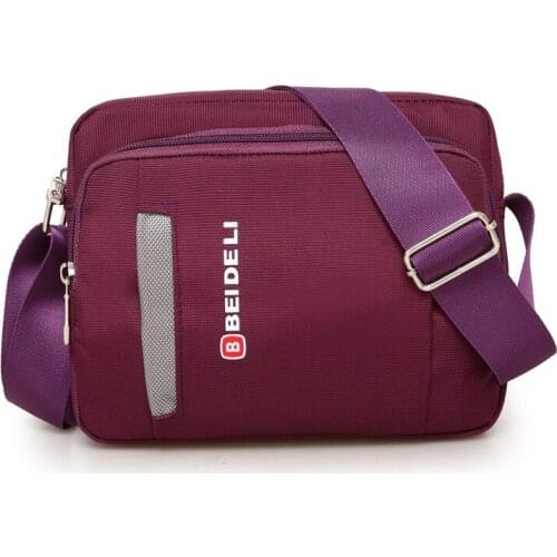 Casual nylon waterproof mens bag fashion wild outdoor mens shoulder bag vertical crossbody bag ladies purse over the shoulder