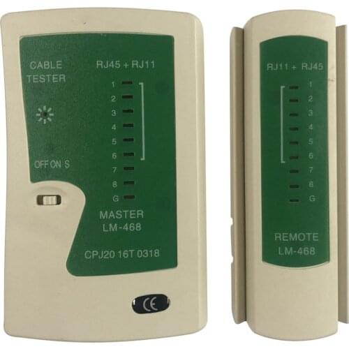 Professional RJ45 RJ11 RJ12 CAT5 UTP Network LAN USB Cable Tester Detector Remote Test Tools Networking Tool