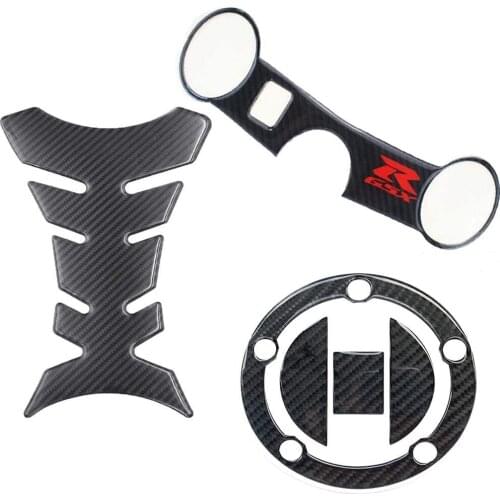 PSLER Motorcycle Tank Gas Protector Sticker Fuel Cap Top Clamp Triple Tree Pad for GSXR1000 K3 2003-2004