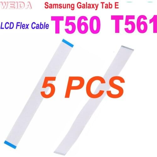 5 PCS T560 LCD Flex Cable Connectors Motherboard Cable Replacement For Samsung Galaxy Tab E T560 SM-T560 T561 LCD Screen Cable